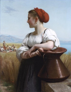 William Adolphe Bouguereau Painting - Moissoneuse Realism William Adolphe Bouguereau